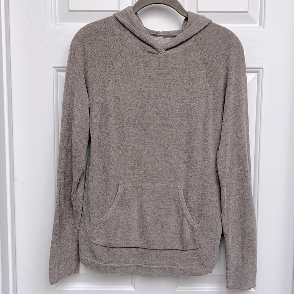 Barefoot Dreams Taupe Hoodie Sweatshirt